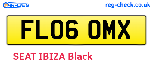 FL06OMX are the vehicle registration plates.