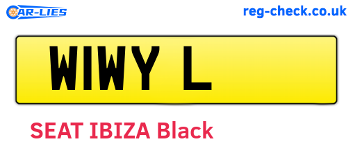 W1WYL are the vehicle registration plates.