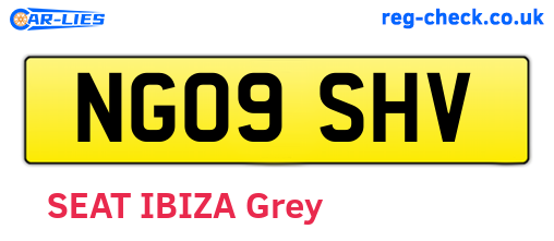 NG09SHV are the vehicle registration plates.