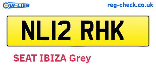 NL12RHK are the vehicle registration plates.