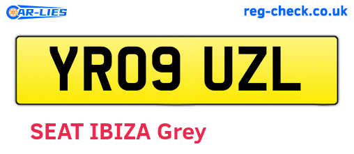 YR09UZL are the vehicle registration plates.