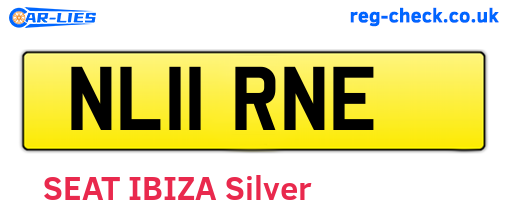 NL11RNE are the vehicle registration plates.
