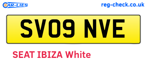 SV09NVE are the vehicle registration plates.