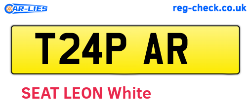 T24PAR are the vehicle registration plates.
