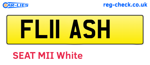 FL11ASH are the vehicle registration plates.