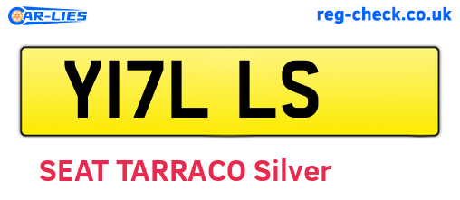 Y17LLS are the vehicle registration plates.