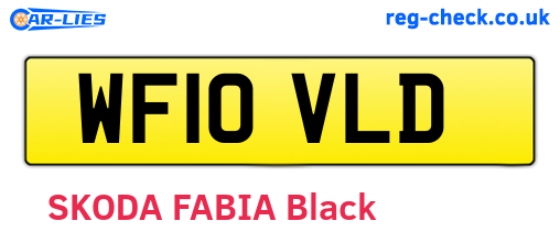 WF10VLD are the vehicle registration plates.