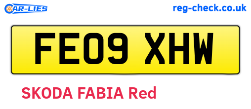 FE09XHW are the vehicle registration plates.