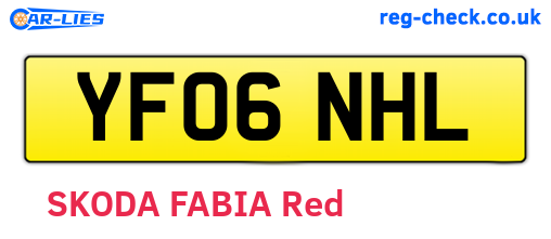 YF06NHL are the vehicle registration plates.