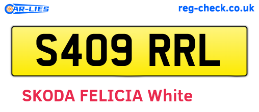 S409RRL are the vehicle registration plates.