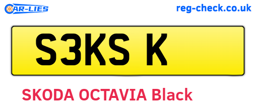 S3KSK are the vehicle registration plates.