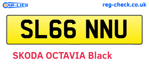 SL66NNU are the vehicle registration plates.