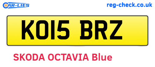 KO15BRZ are the vehicle registration plates.