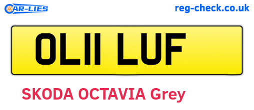 OL11LUF are the vehicle registration plates.