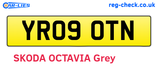YR09OTN are the vehicle registration plates.