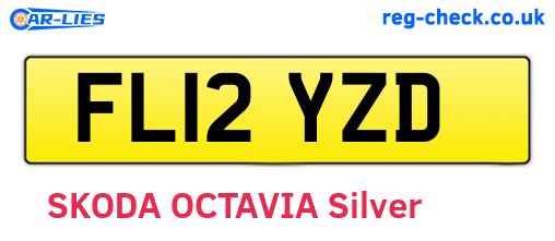 FL12YZD are the vehicle registration plates.