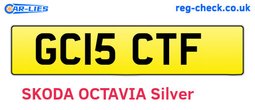 GC15CTF are the vehicle registration plates.