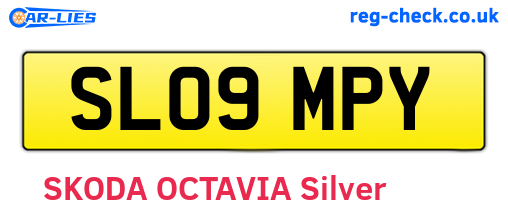 SL09MPY are the vehicle registration plates.