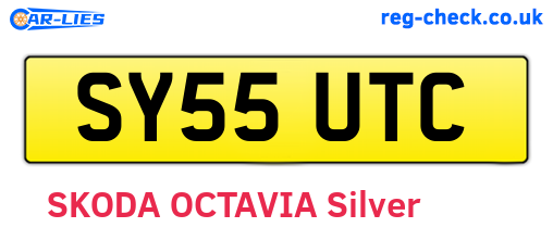 SY55UTC are the vehicle registration plates.