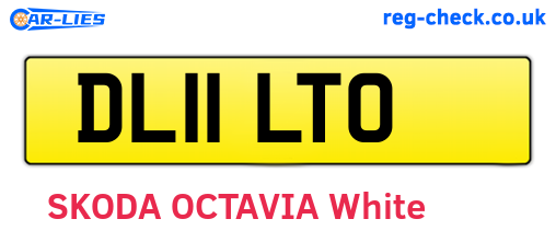 DL11LTO are the vehicle registration plates.