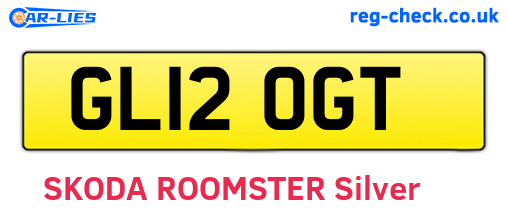 GL12OGT are the vehicle registration plates.