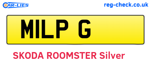 M1LPG are the vehicle registration plates.