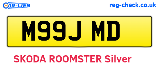 M99JMD are the vehicle registration plates.