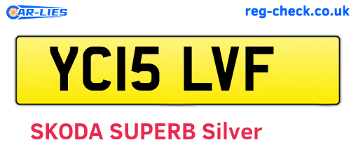 YC15LVF are the vehicle registration plates.