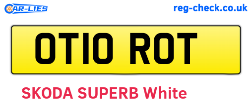 OT10ROT are the vehicle registration plates.