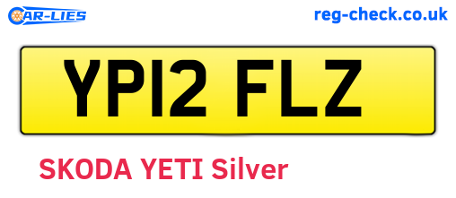 YP12FLZ are the vehicle registration plates.