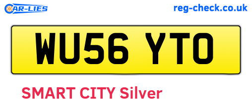 WU56YTO are the vehicle registration plates.