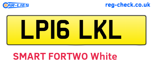 LP16LKL are the vehicle registration plates.