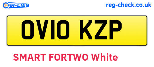 OV10KZP are the vehicle registration plates.
