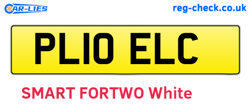 PL10ELC are the vehicle registration plates.