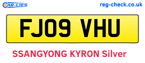 FJ09VHU are the vehicle registration plates.