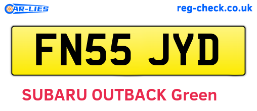 FN55JYD are the vehicle registration plates.