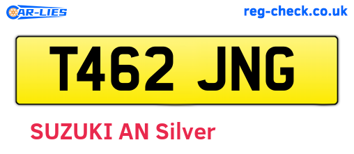 T462JNG are the vehicle registration plates.