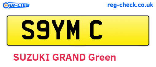 S9YMC are the vehicle registration plates.