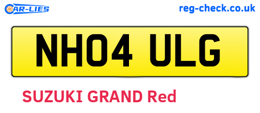 NH04ULG are the vehicle registration plates.