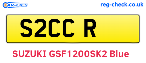S2CCR are the vehicle registration plates.