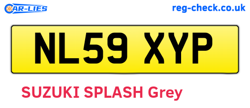 NL59XYP are the vehicle registration plates.