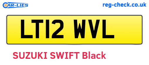 LT12WVL are the vehicle registration plates.