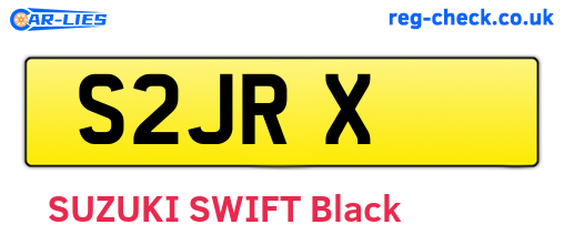 S2JRX are the vehicle registration plates.