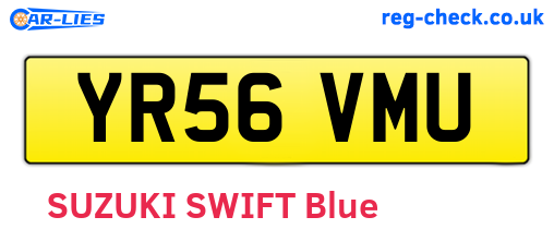 YR56VMU are the vehicle registration plates.
