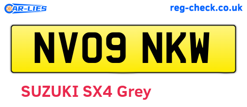 NV09NKW are the vehicle registration plates.