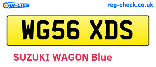 WG56XDS are the vehicle registration plates.