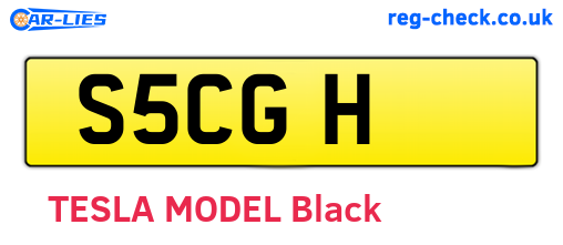 S5CGH are the vehicle registration plates.