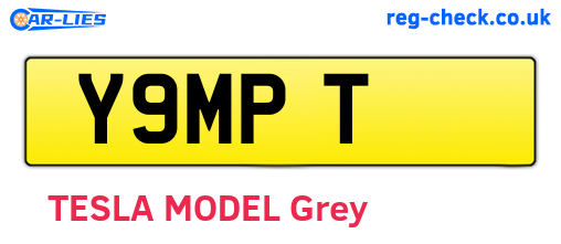 Y9MPT are the vehicle registration plates.