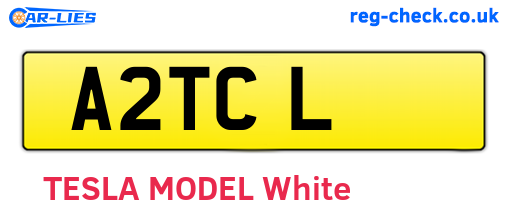 A2TCL are the vehicle registration plates.