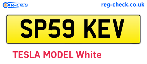 SP59KEV are the vehicle registration plates.